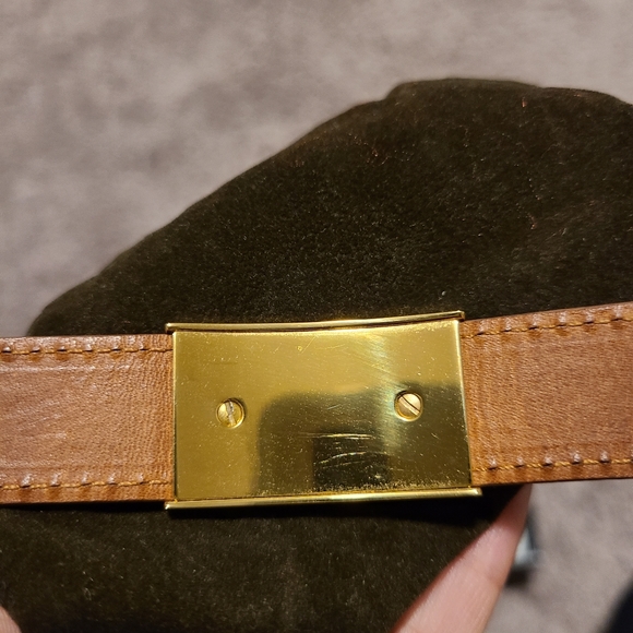 Michael Kors Pave Padlock Leather Bracelet, Golden - Picture 10 of 11